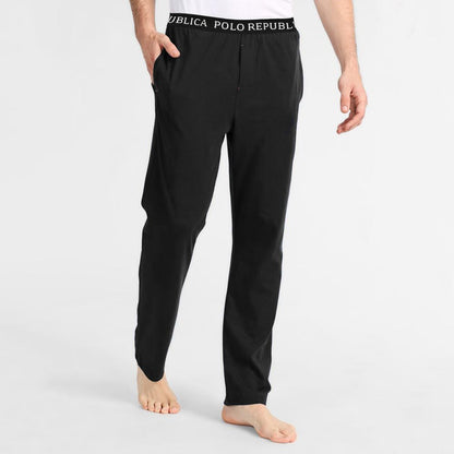 Polo Republica Men's Vodice Slim Fit Jersey Minor Fault Lounge Pants Minor Fault Polo Republica Black S 