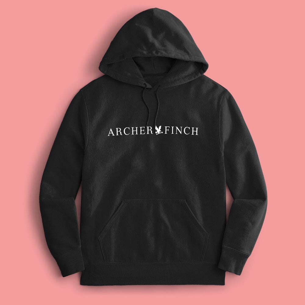 Archer & Finch Men's Logo Printed Fleece Pullover Hoodie Men's Pullover Hoodie LFS 