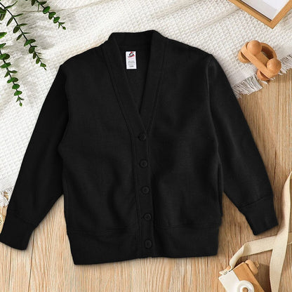 boys black cardigan