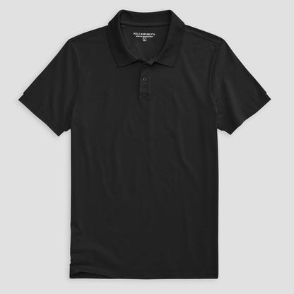 Polo Republica Men's Lecce Short Sleeve Minor Fault Polo Shirt Minor Fault Polo Republica Black S 