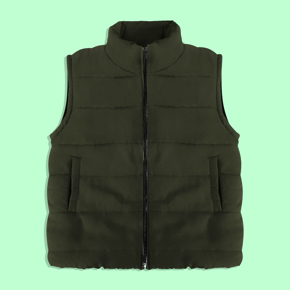 Rising Unisex Horten Zipper Body Warmer Gilet Unisex Gilet IST Olive S 