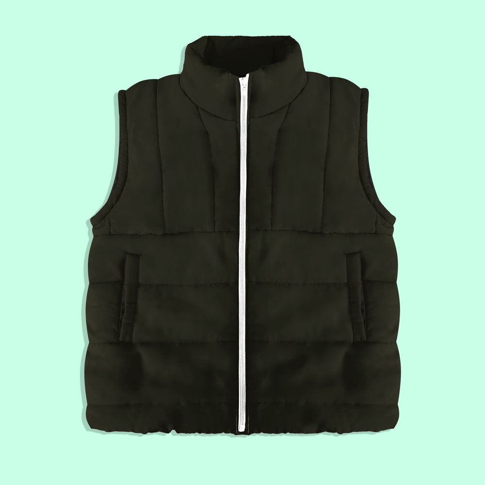 Rising Unisex Haugesund Zipper Body Warmer Gilet Men's Gilet IST Dark Olive S 