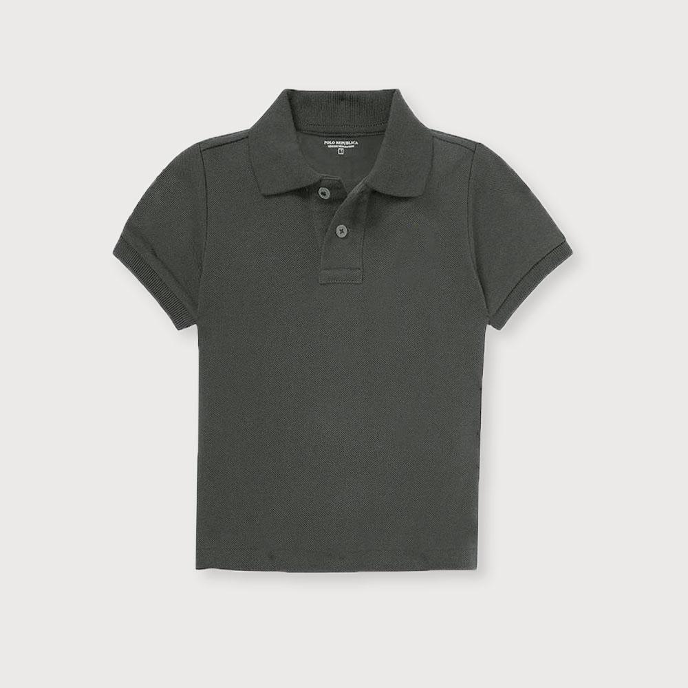 Polo Republica Boy's Charlemagne Polo Shirt Boy's Polo Shirt Polo Republica Graphite 4 Years 