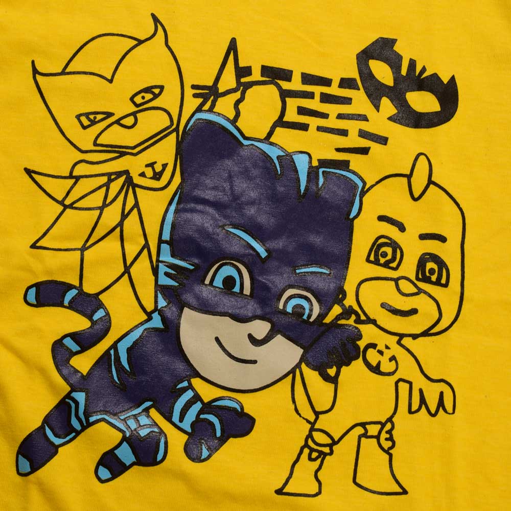 Poler Kid's PJ Masks Printed Crew Neck Tee Shirt Boy's Tee Shirt IBT 