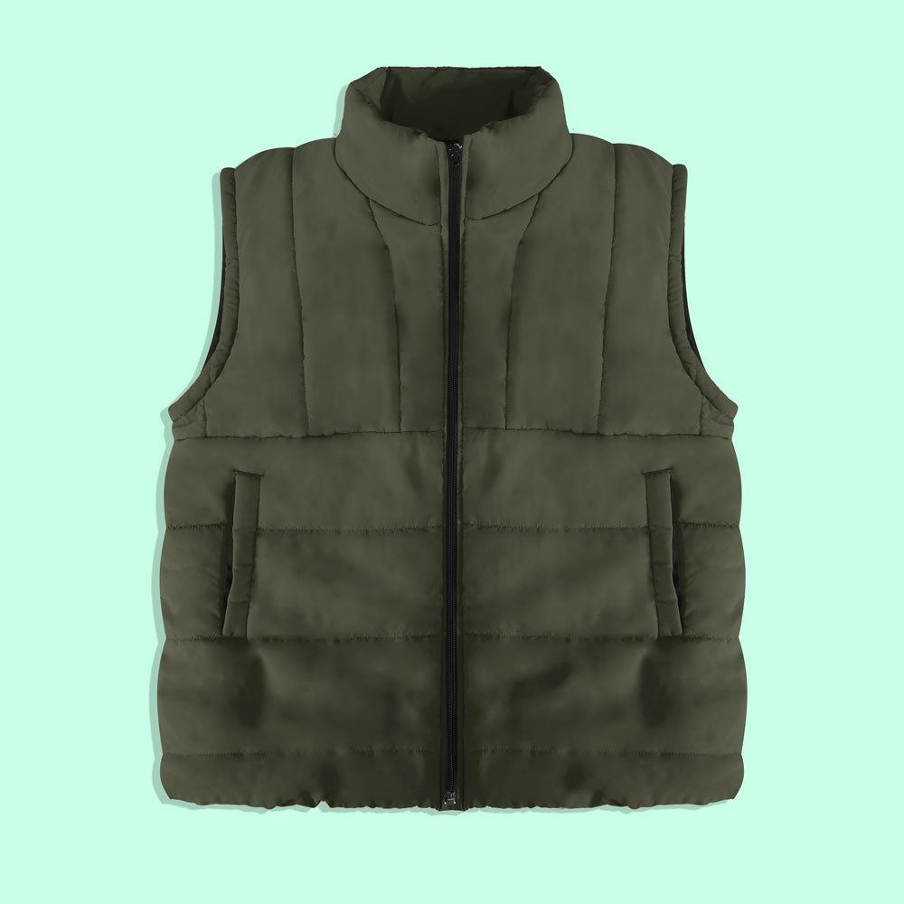 Rising Unisex Haugesund Zipper Body Warmer Gilet Men's Gilet IST Light Olive S 