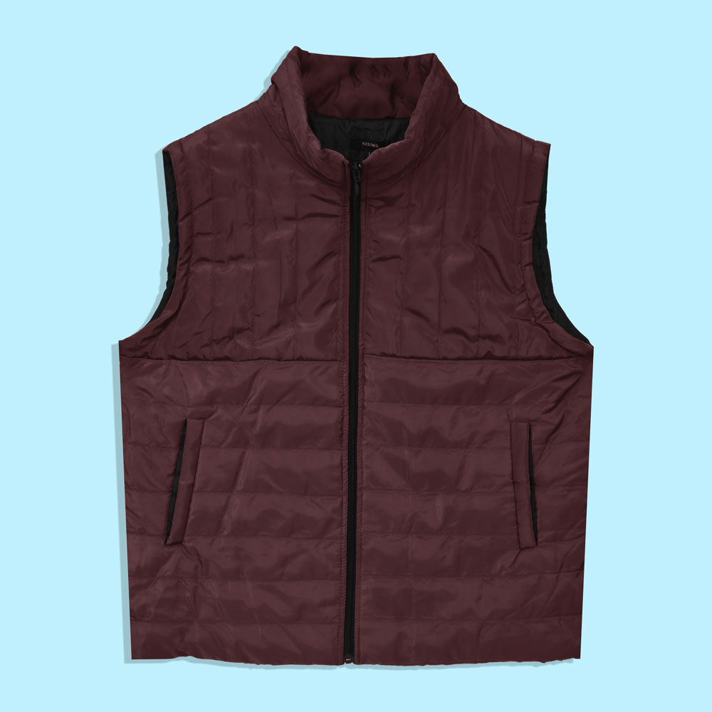 Rising Unisex Stavanger Zipper Body Warmer Gilet Unisex Gilet IST Maroon S 