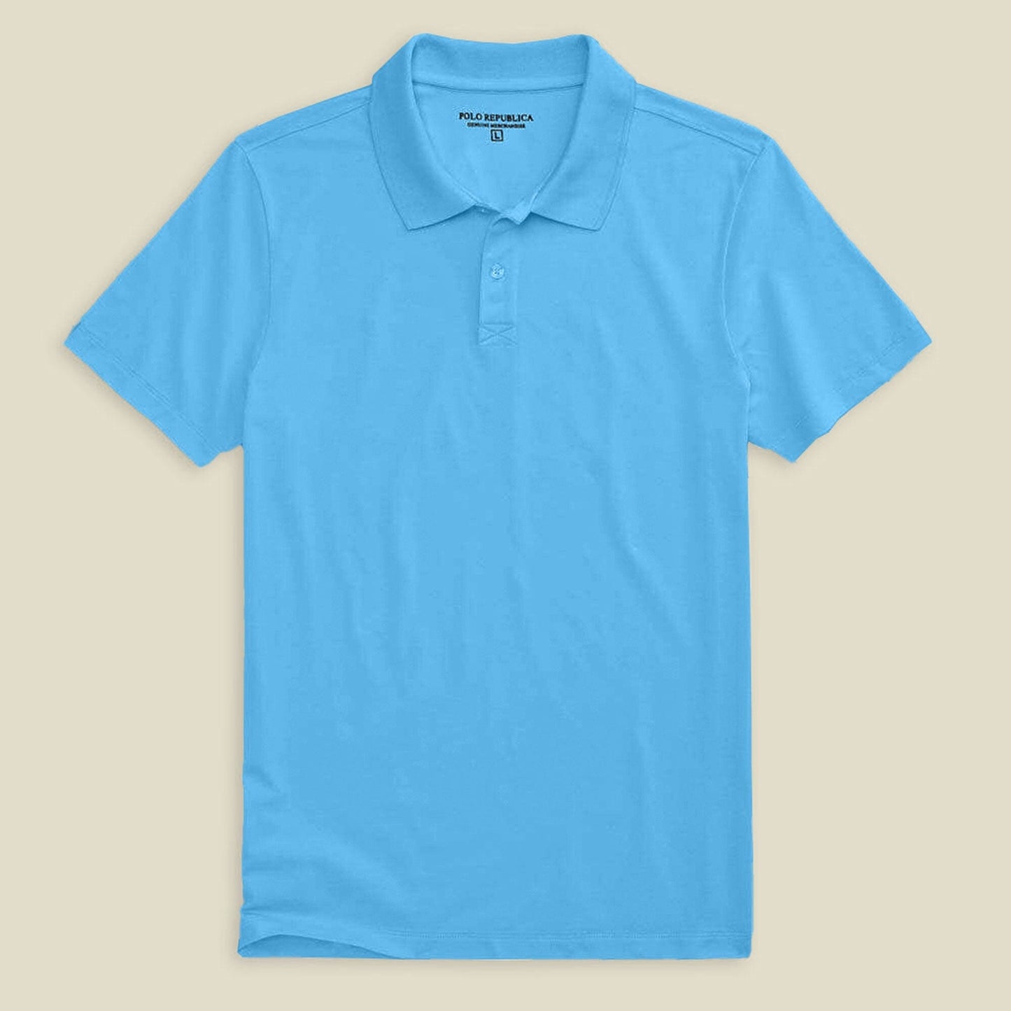 Polo Republica Men's Lecce Short Sleeve Minor Fault Polo Shirt Minor Fault Polo Republica Aqua Blue S 