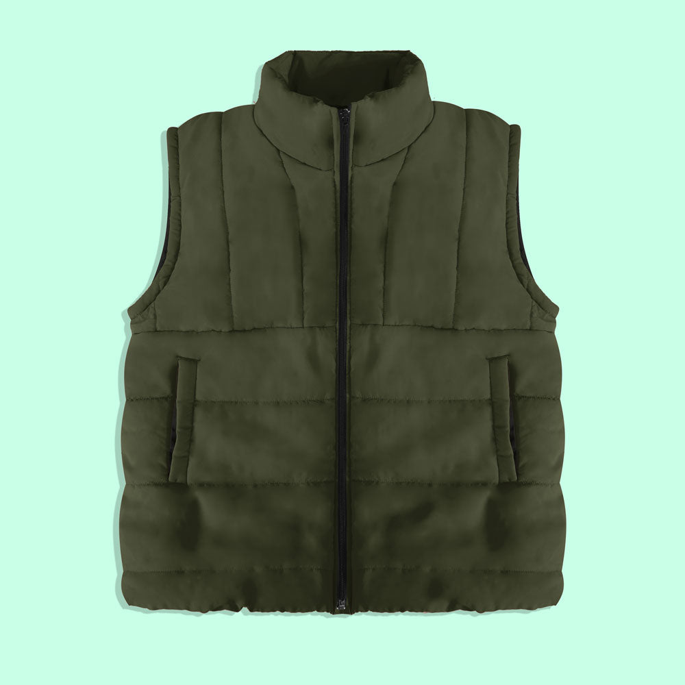 Rising Unisex Haugesund Zipper Body Warmer Gilet Men's Gilet IST Olive S 