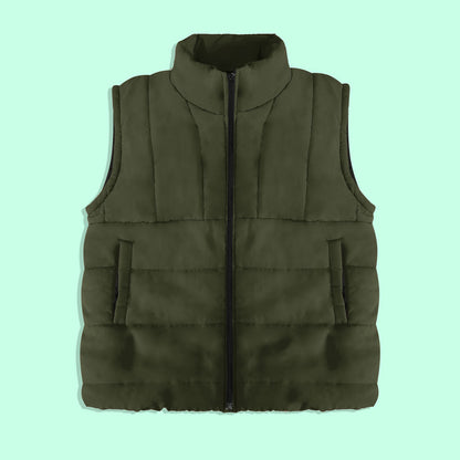 Rising Unisex Haugesund Zipper Body Warmer Gilet Men's Gilet IST Olive S 