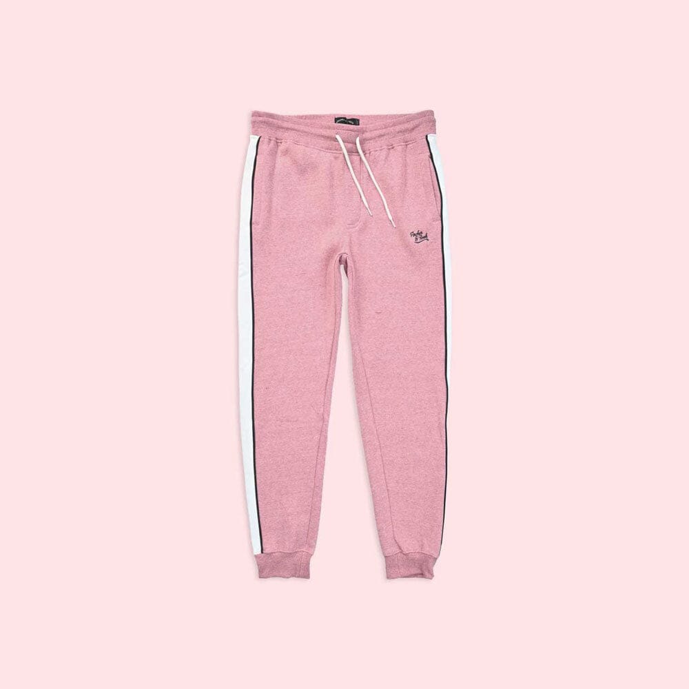 Archer & Finch Boy's Embroidered Soft Fleece Joggers Pants Boy's Trousers LFS Powder Pink 8-10 Years 