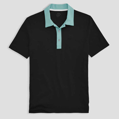 Poler Men's Huelva Contrast Colour Collar Polo Shirt Men's Polo Shirt IBT 