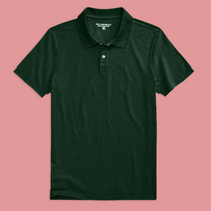 Polo Republica Men's Lecce Short Sleeve Minor Fault Polo Shirt Minor Fault Polo Republica Bottle Green S 