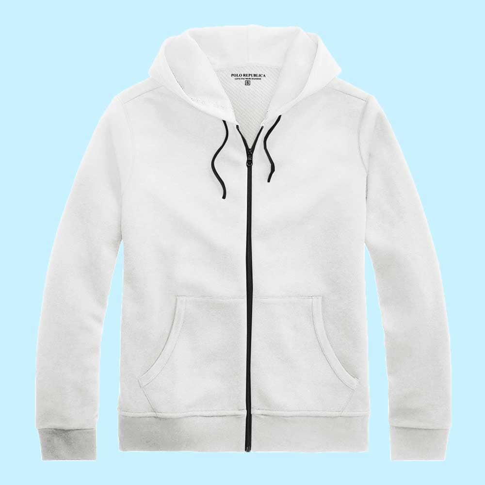 Polo Republica Men's Essentials Terry Zipper Hoodie