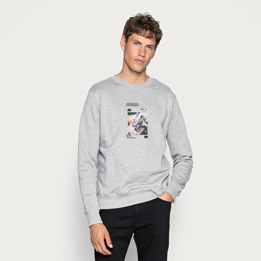 HAS Apparel Men's Abstract Printed Long Sleeve Sweat Shirt Men's Sweat Shirt HAS Apparel 