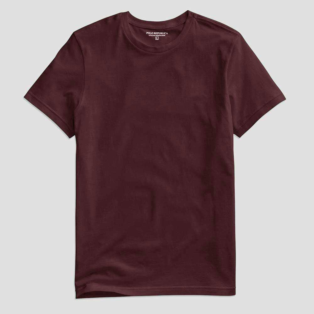 Polo Republica Tebessa Minor Fault Short Sleeve Tee Shirt Minor Fault Polo Republica Burgundy S 